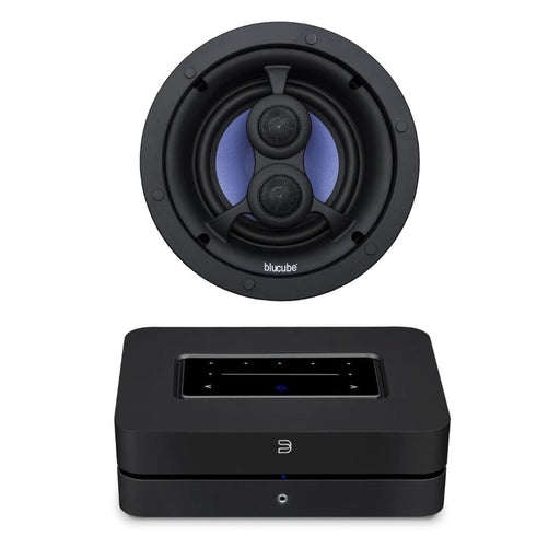 Bluesound Powernode + Blucube BCK65-SS 6.5" Stereo Ceiling Speaker In Ceiling Speaker Systems Bluesound 