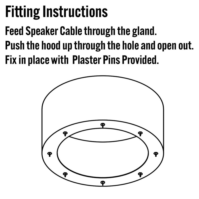 Firetopper Pro II - Acoustic Speaker Fire Hood (Each) Audio Accessories Firetopper 