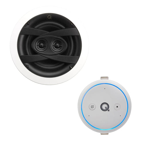 Q Acoustics E300A Bluetooth/WiFi/Alexa Amplifier with 6.5" Bathroom Ceiling Speaker Amplifiers Q Acoustics Single Speaker 