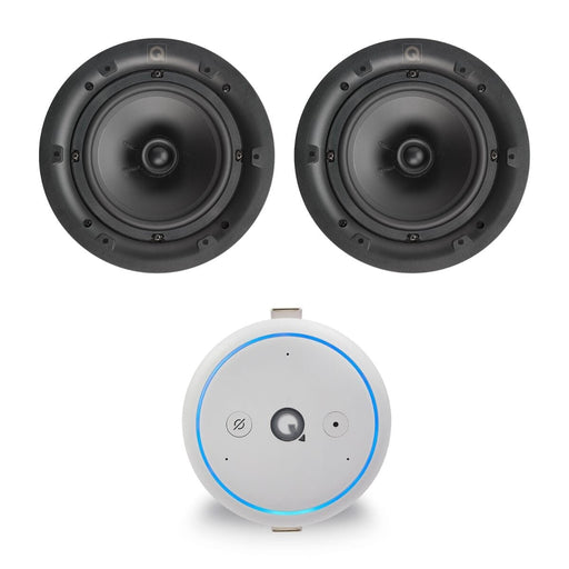 Q Acoustics E300A Bluetooth/WiFi/Alexa Amplifier with 6.5" Ceiling Speakers Amplifiers Q Acoustics One Pair 