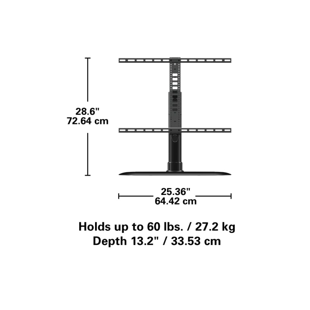 Swivel tv base for deals 55 inch tv