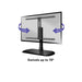 SANUS FTVS1-B2 Swivel TV Base fits most flat-panel TVs 32" - 65” TV Brackets Sanus 