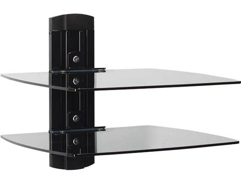 SANUS VF3012 B1 Dual Shelf for Under Wall Mounted TV TECH4