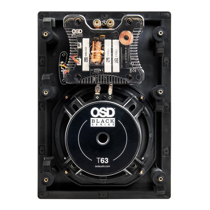 Tangent Ampster TV II + OSD Audio T63 In Wall Speakers (Pair) In Wall Speaker Systems OSD Audio 