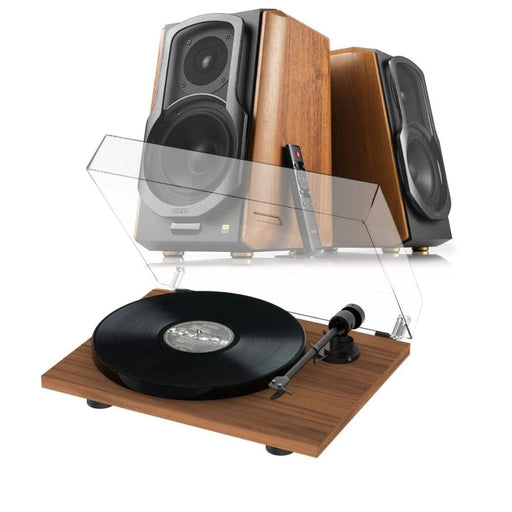 Edifier S1000MKII & Pro-Ject E1 Phono Turntable & Speaker Bundle Turntable Bundles Edifier Standard Walnut 